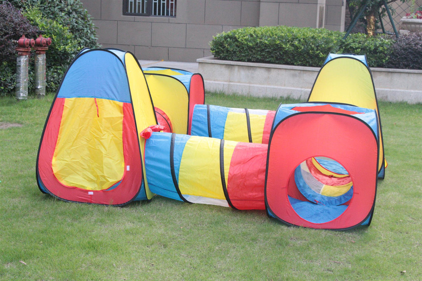 Cort pentru copii 8 in 1 Dittom Toys, Material textil, Multicolor