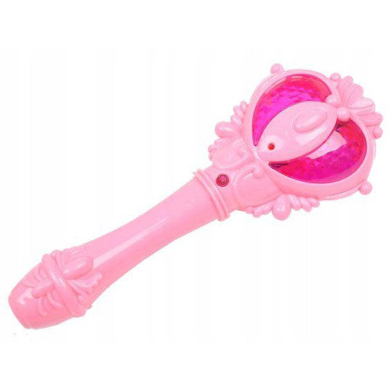 Set masa de toaleta, Accesorii, Sunete muzicale, Bagheta, Plastic, Roz