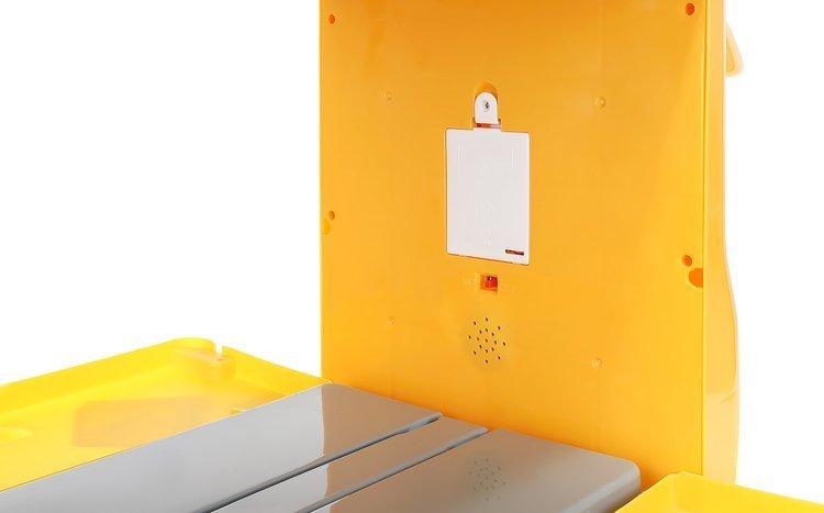 Carucior de scule pentru copii OM Market, 38 piese, Plastic, Multicolor, 3 ani+