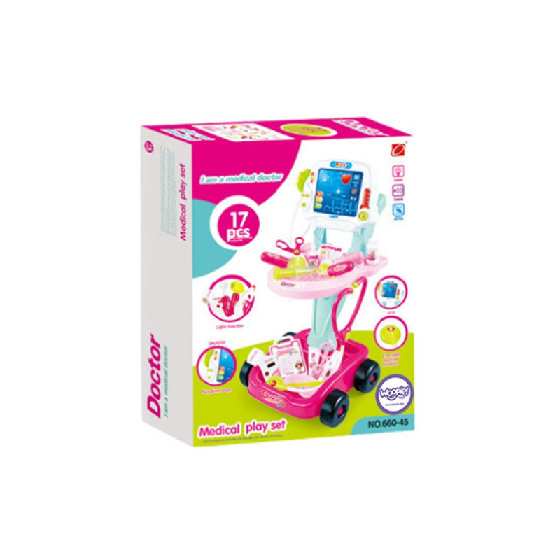 Carucior doctor, Woopie, 17 piese, 3 ani, Multicolor