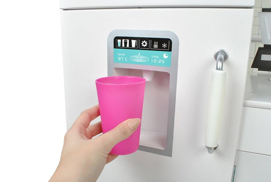 Bucatarie traditionala, din lemn, pentru copii, Kruzzel, aragaz, cuptor cu microunde, chiuveta, 92.5x51x98cm, Alb