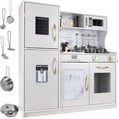 Bucatarie de lemn pentru copii, 4 ani, dimensiuni 800x240x805 mm