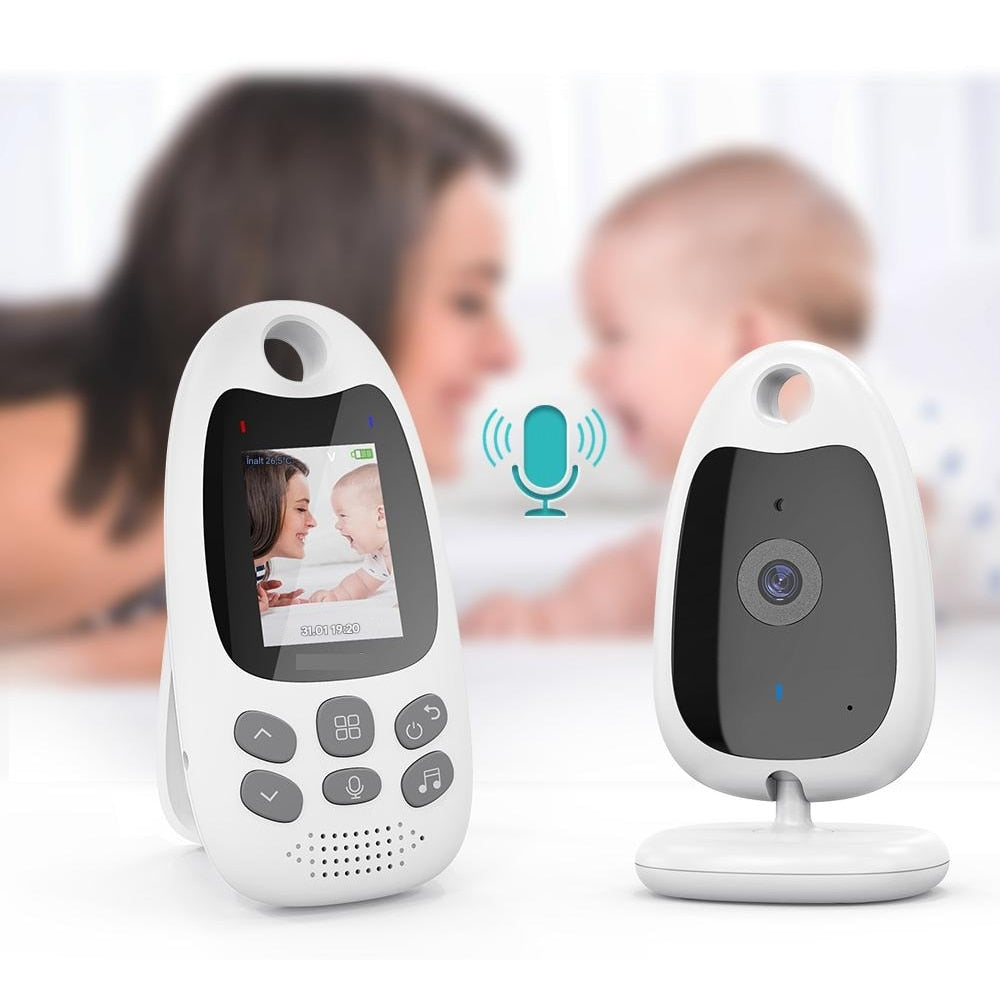 Baby Monitor Digital Wireless Audio-Video BabyEdition idealSTORE, Ecran HD 2.0 inch LCD, Cantece de Adormit, Monitorizare Temperatura, Functie Nocturna, Bidirectional, Functie VOX, ECO Mode, Rotire manuala 360, Raza 260 m