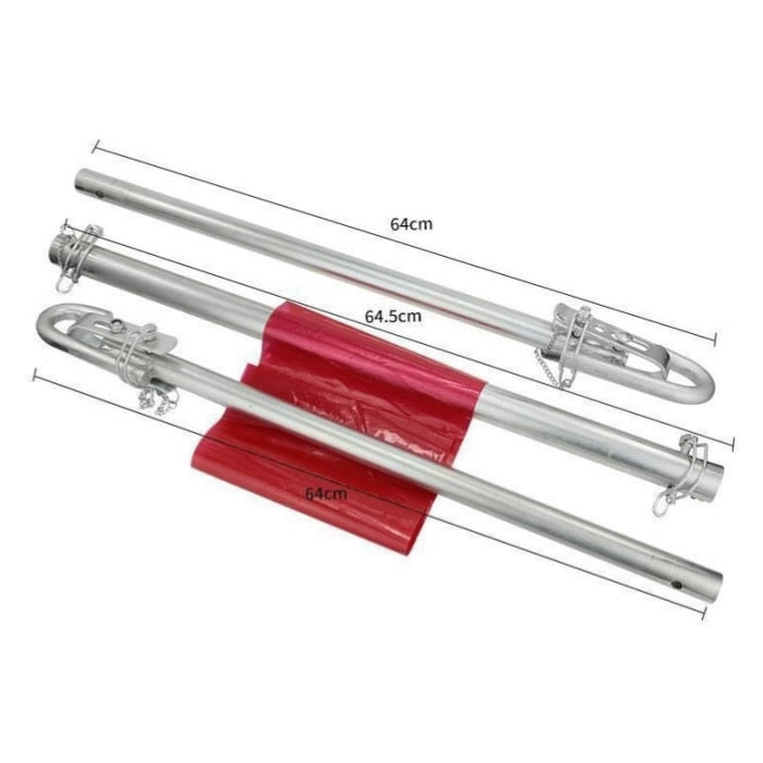 Bara de Tractare metalica idealSTORE, Capacitate 1800kg HL, Prindere sigura si usoara, Constructie metalica robusta, Lungime 180cm