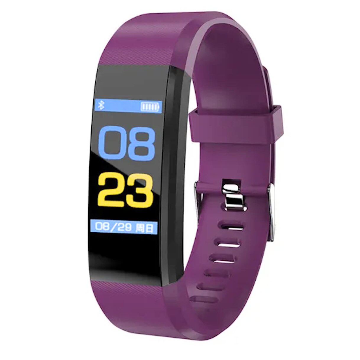 Bratara Fitness XiaBYD idealSTORE, Ecran OLED, Waterproof, Monitor de Ritm Cardiac, Ecran Tactil, Afisare Parametrii de Sanatate, Reamintire Sedentarism, Monitor Somn, Functie WeChat, Activare Camera de la Distanta, Bratara Silicon Mov