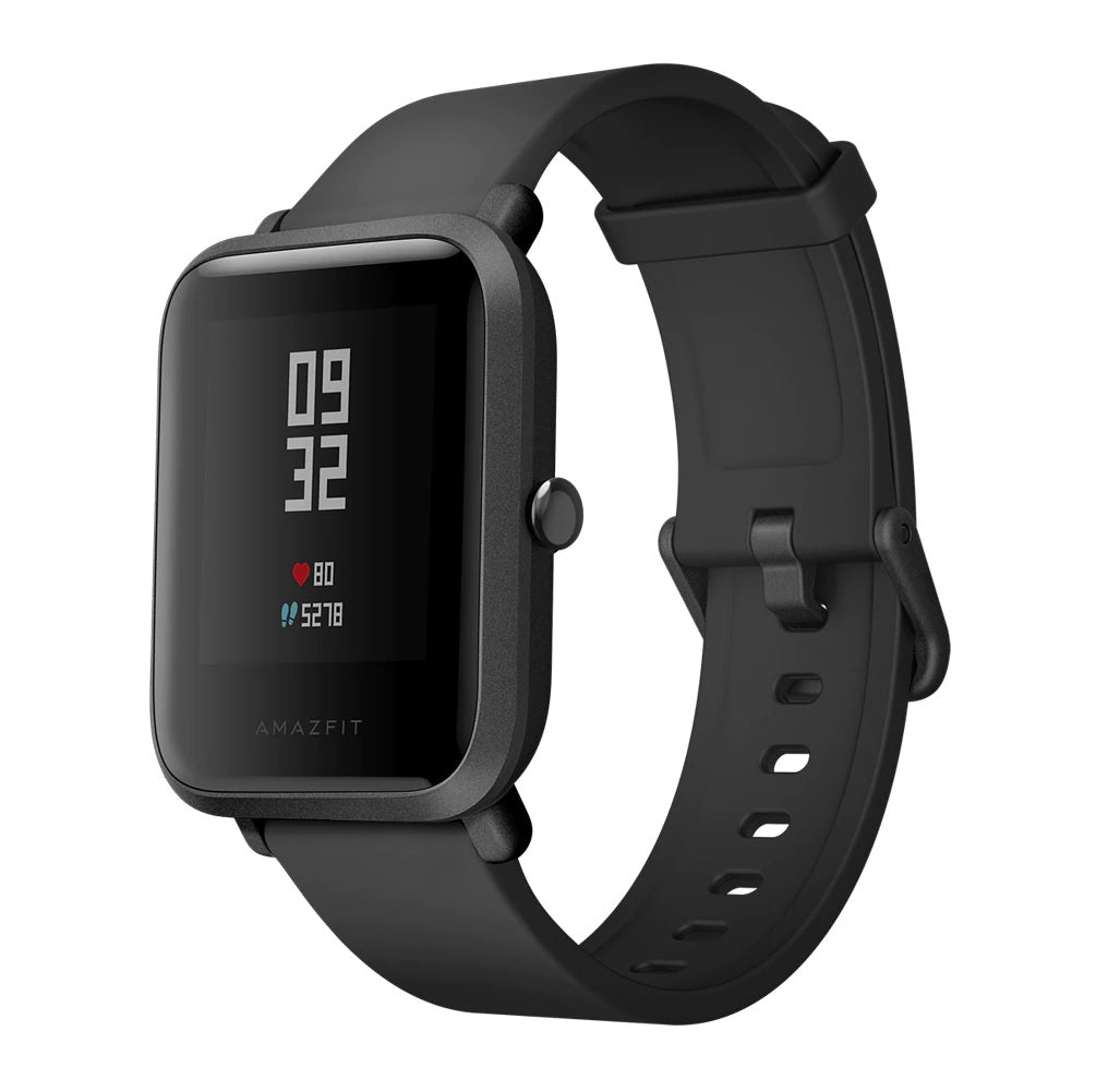Bratara Fitness Xiaomi Amazfit Bip 2019 cu GPS , Display cu Touchscreen 1.28' , Curea Silicon Neagra , Rezistenta apa IP68 , Baterie de 190mAh , Monitorizare Puls , Pasi , Ritm Cardiac , Notificari Apeluri , SMS , Facebook , WhatsApp , Culoare Negru