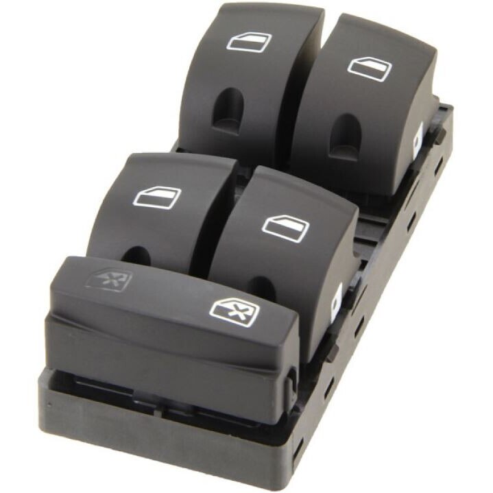 Butoane Pentru Geam idealSTORE Compatibil AUDI, Model cu 4 Geamuri Electrice si Blocare Usi