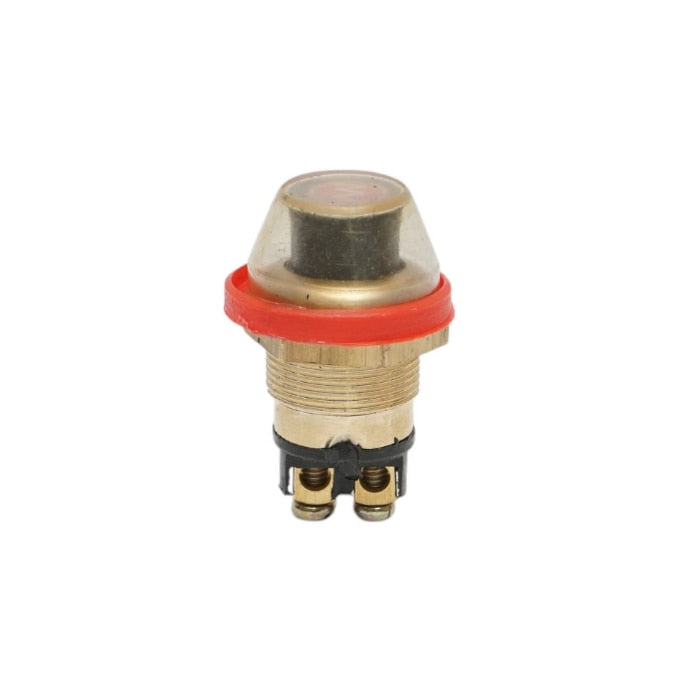 Buton universal idealSTORE pornire/claxon cu capac impermeabil, prindere 19mm, Constructie rezistenta la socuri si umezeala, Compatibil cu instalatii 12V / 24V