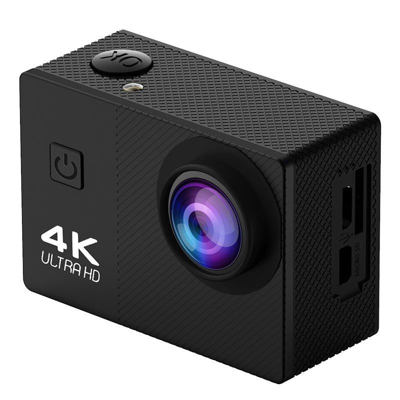 Camera de Actiune idealSTORE idealSport59, Rezolutie 4K, Inregistrare in Bucla, Filmare in Apa 30m, Unghi Larg 170, Carcasa Impermeabila, Lentile Ultra-Clare cu Diafragma Mare, Mod Conducere Masina, Microfon Incorporat