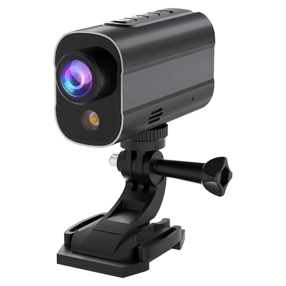 Camera de Actiune Sport idealSTORE BikeRUN, 5K, Ultra HD, 30 FPS, Lanterna, pentru Biciclete, Motociclete, Casca, EIS, Stabilizare Imagine Anti-Shake, Rezistenta la Apa, Functie WiFi, Unghi Larg 170, Baterie Reincarcabila 1000 mAh, cu Accesorii Prindere