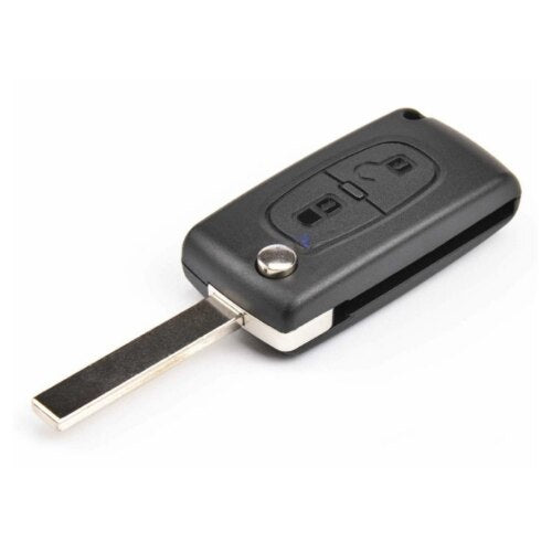 Carcasa Telecomanda cu lamela idealSTORE Compatibila Peugeot / Citroen, cu lamela, Design cu 2 butoane