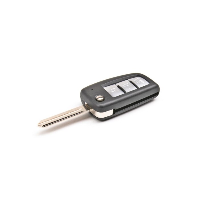 Carcasa Telecomanda cu Lamela idealSTORE, compatibila Nissan, Design cu 3 butoane