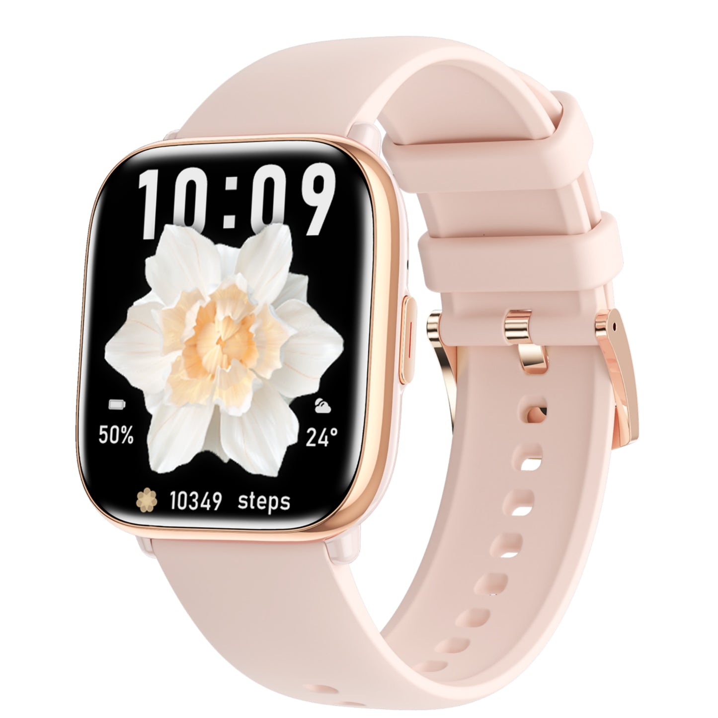 Ceas SmartWatch Daily idealStore, Display AMOLED 1.75inch, Apel Bluetooth, NFC, Asistent Vocal, Senzor de Gravitatie, Functii de Monitorizare a Sanatatii, Fitness Traker, Control Camera, Notificari, Impermeabil, Compatibil iOS/Android