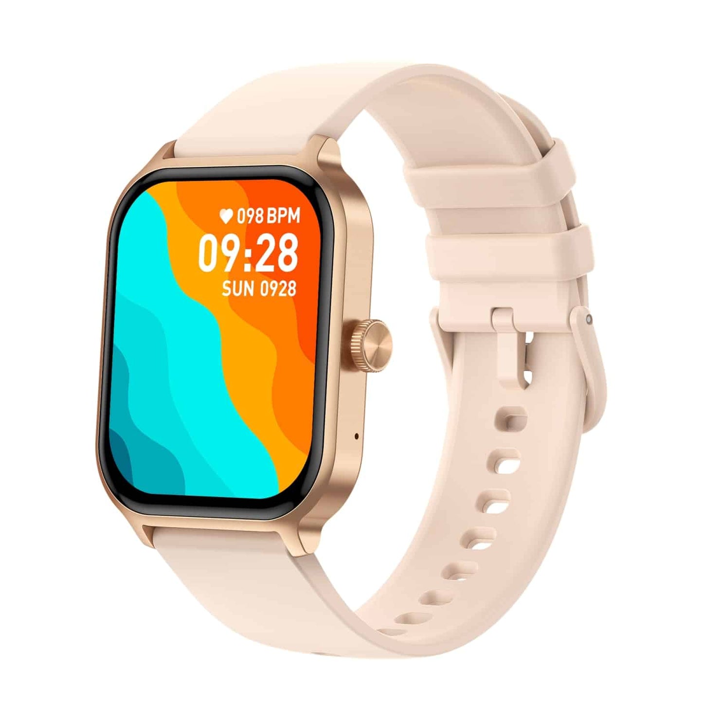 Ceas Smartwatch Kiko idealSTORE, Ecran TFT 1.93`, Rezolutie 240*288, Apel Bluetooth, Asistent Vocal Integrat, Notificari Smart, Rezistent la Apa, Monitorizare Sanatate, Moduri Sport, Control Muzica si Camera, Gold Edition