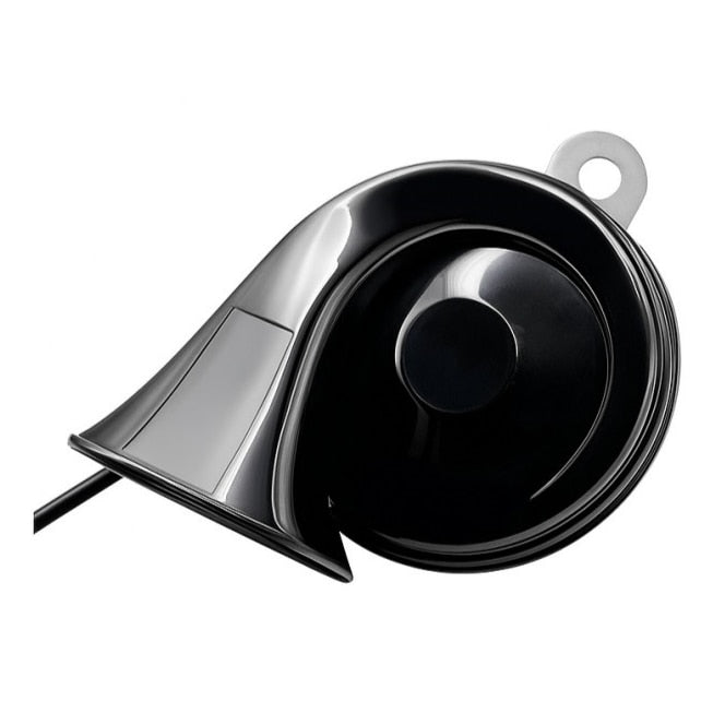 Claxon Premium idealSTORE, Tensiune alimentare 12V cu mufa de conectare universala, Montaj Suport cu prindere standard si orificiu