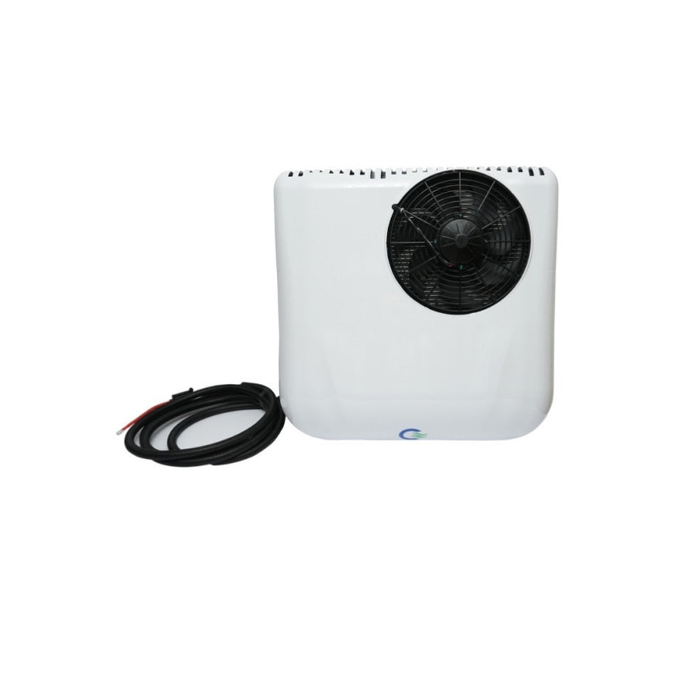 Clima Stationara AC idealSTORE Universala 12V, 2200W, 7500BTU Pentru Tractor, Camion, Rulota cu Telecomanda, Putere nominala 300 - 700 W, Volum condesator aer 2000 m/h, Volum de aer evaporare suflanta 400 m/h