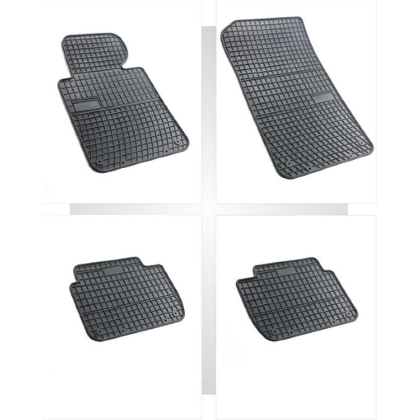 Covoare Cauciuc idealSTORE BMW E46 seria 3 1998-2005, Suprafata Antiaderenta, Material Cauciucat foarte Moale, usor de manevrat si durabil