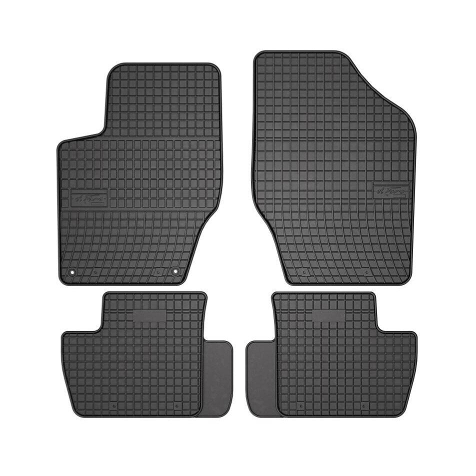 Covoare Cauciuc idealSTORE Citron C4 II hatchback 2010-2018, Suprafata antiaderenta, Material Cauciucat Foarte Moale, Usor de Manevrat si Durabil