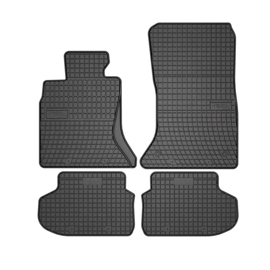 Covoare Cauciuc idealSTORE Compatibile BMW F10 / F11, Seria 5 2013->, BMW seria 6 Grand Coupe F06, Suprafata antiaderenta, Material Cauciucat foarte moale, usor de manevrat si durabil