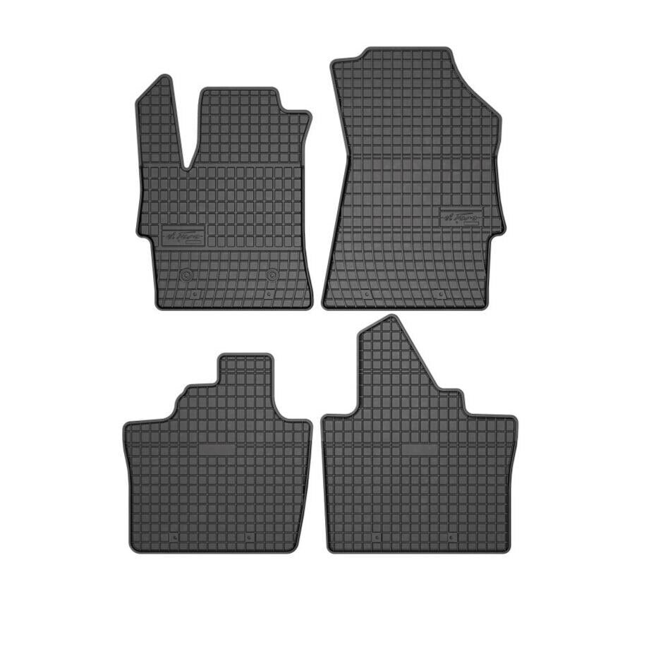 Covoare Cauciuc idealSTORE Compatibile Renault Espace VI SUV 2023->, Suprafata antiaderenta, Material Cauciucat Foarte Moale, Usor de Manevrat si Durabil