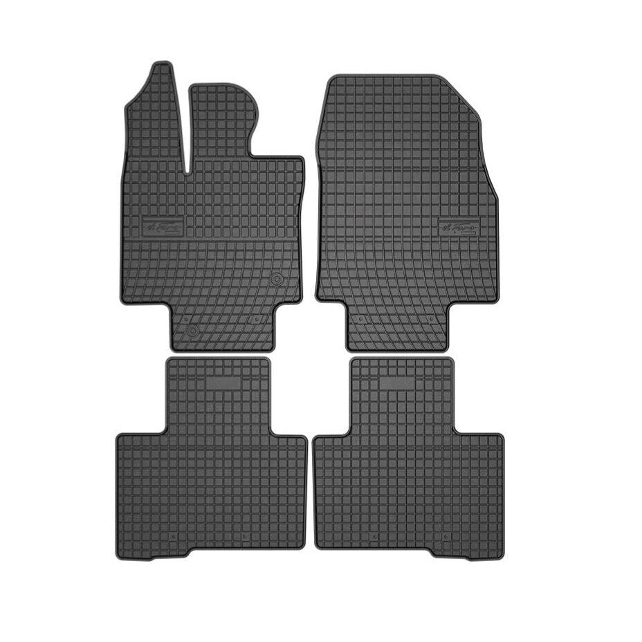 Covoare Cauciuc idealSTORE Compatibile Toyota Highlander IV 2019->, Suprafata antiaderenta, Material Cauciucat Foarte Moale, Usor de Manevrat si Durabil