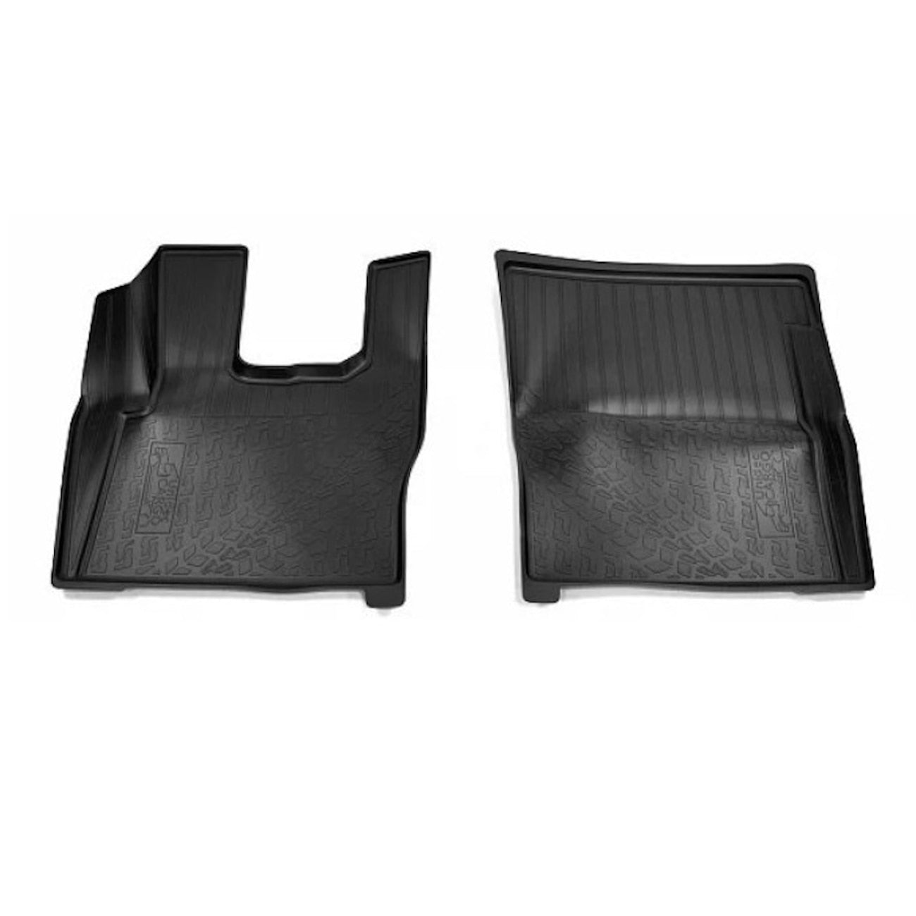 Covoare Cauciuc idealSTORE pentru DAF XF 105 2005-> stil Tavita, cu Bordura, Clipsuri de Prindere, Suprafata Antiaderenta, Predecupaj de Fixare, Material fara Miros