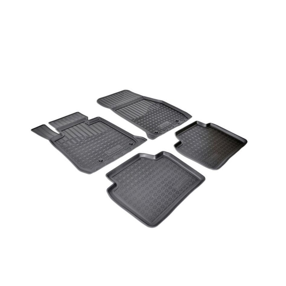 Covoare Cauciuc Tavita idealSTORE Compatibile BMW Seria 3 F30/F31 2011-2019, Suprafata Antiaderenta, Material foarte moale, usor de manevrat si durabil
