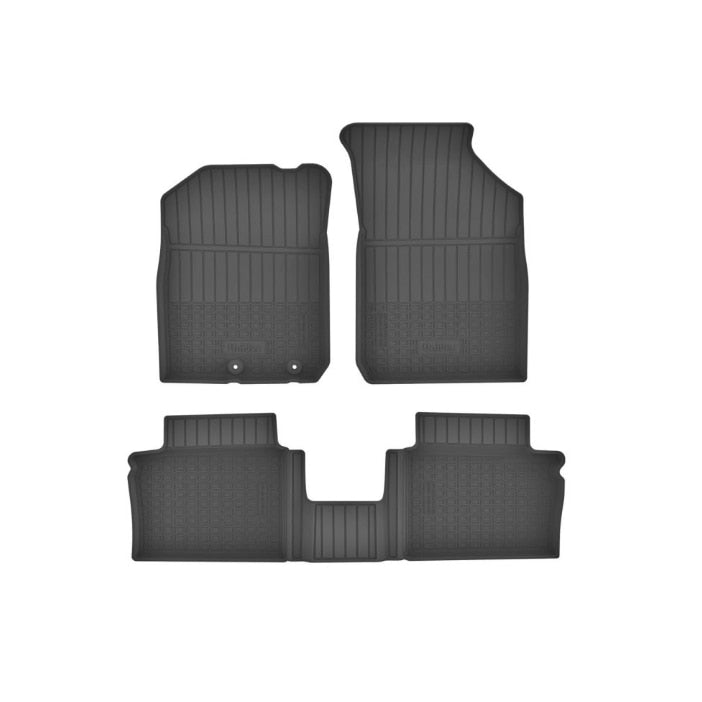 Covoare cauciuc tavita idealSTORE compatibile Dacia Spring 2021-> Material cauciucat premium, Suprafata antiaderenta, Bordura inalta de aproximativ 2,5cm