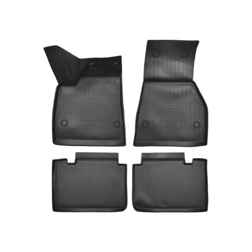 Covoare cauciuc tavita idealSTORE compatibile Tesla Model S 2012-> Material cauciucat premium, Suprafata antiaderenta, Bordura inalta de aproximativ 2,5cm