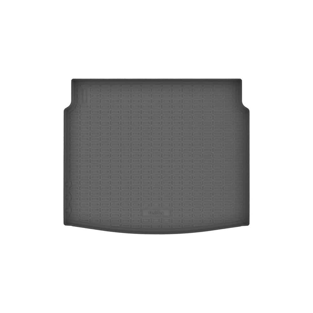 Covor Portbagaj Tavita idealSTORE, Compatibil Mazda CX-60 2022->, Forma Tavita cu Bordura 4.5cm, Material fara Miros, Material Plastic Cauciucat, Flexibil, Usor de Manevrat, Durabil, Negru