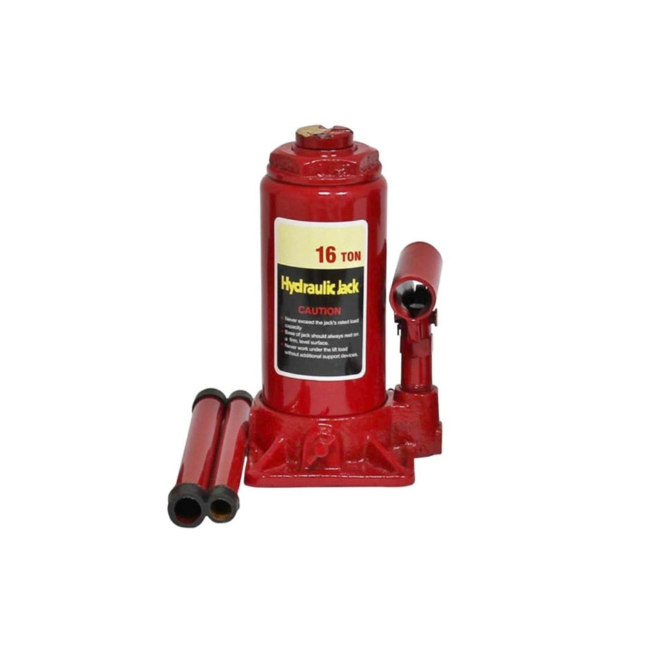 Cric Hidraulic idealSTORE 16 tone, Inaltime totala 423 mm, Inaltime corp pana la piulita 205 mm, Inaltime cilindru 155 mm