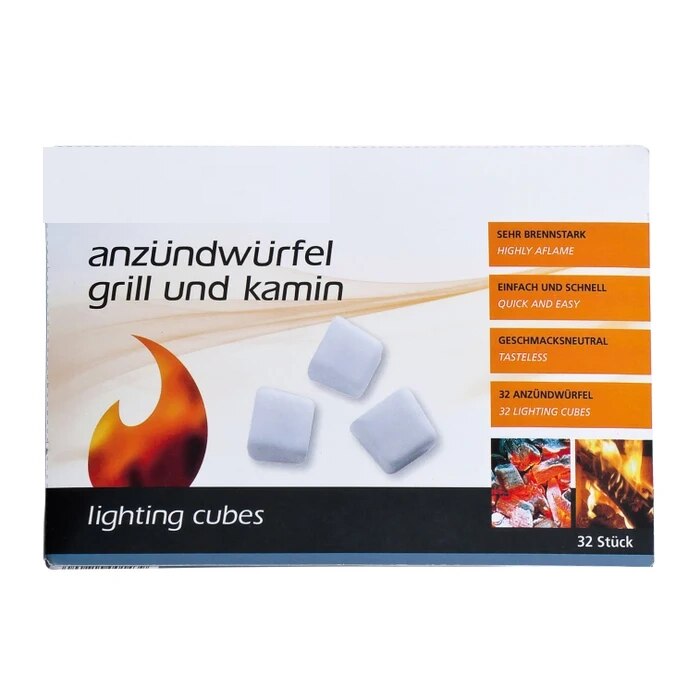 Cuburi idealSTORE pentru Aprins Focul, Cantitate 32 buc, Fabricate din Keronsen, Utilizare Multipla