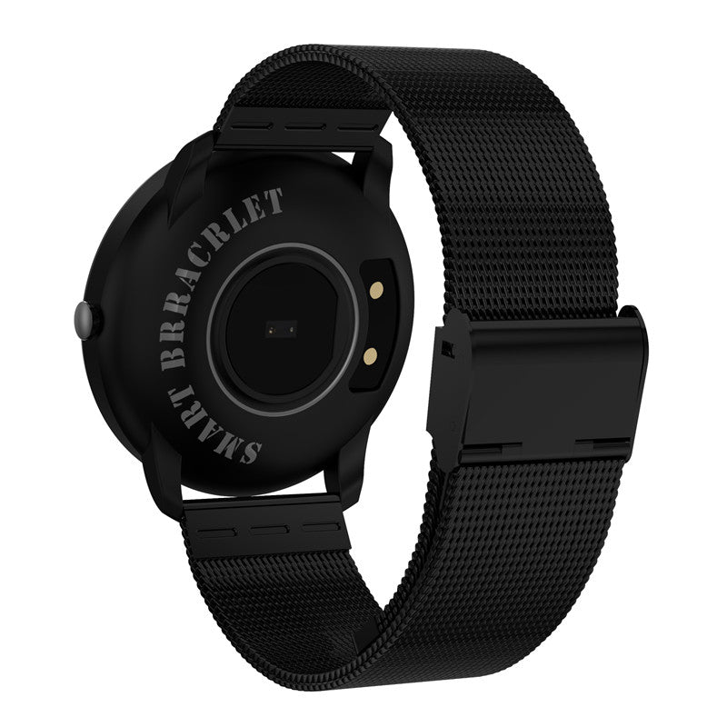 Ceas Smartwatch Bratara Fitness Concept FIT 007, Display OLED COLOR, Ultra Slim, Tensiometru, Puls, Monitor Somn, Notificari Mesaj / Apel, G-Senzor, Bratara Metalica, Stainless Steel Black