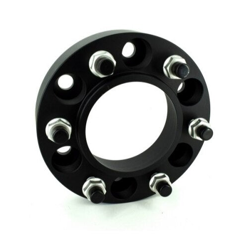 Distantier jante auto 6x139, Grosime 50 mm negru, prindere dubla, cu piulite incluse 67.1-67.1