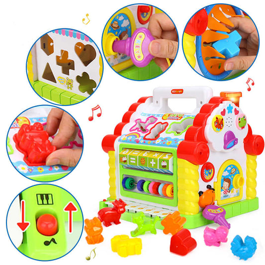 Casuta sortator cu 7 activitati, Unitoys