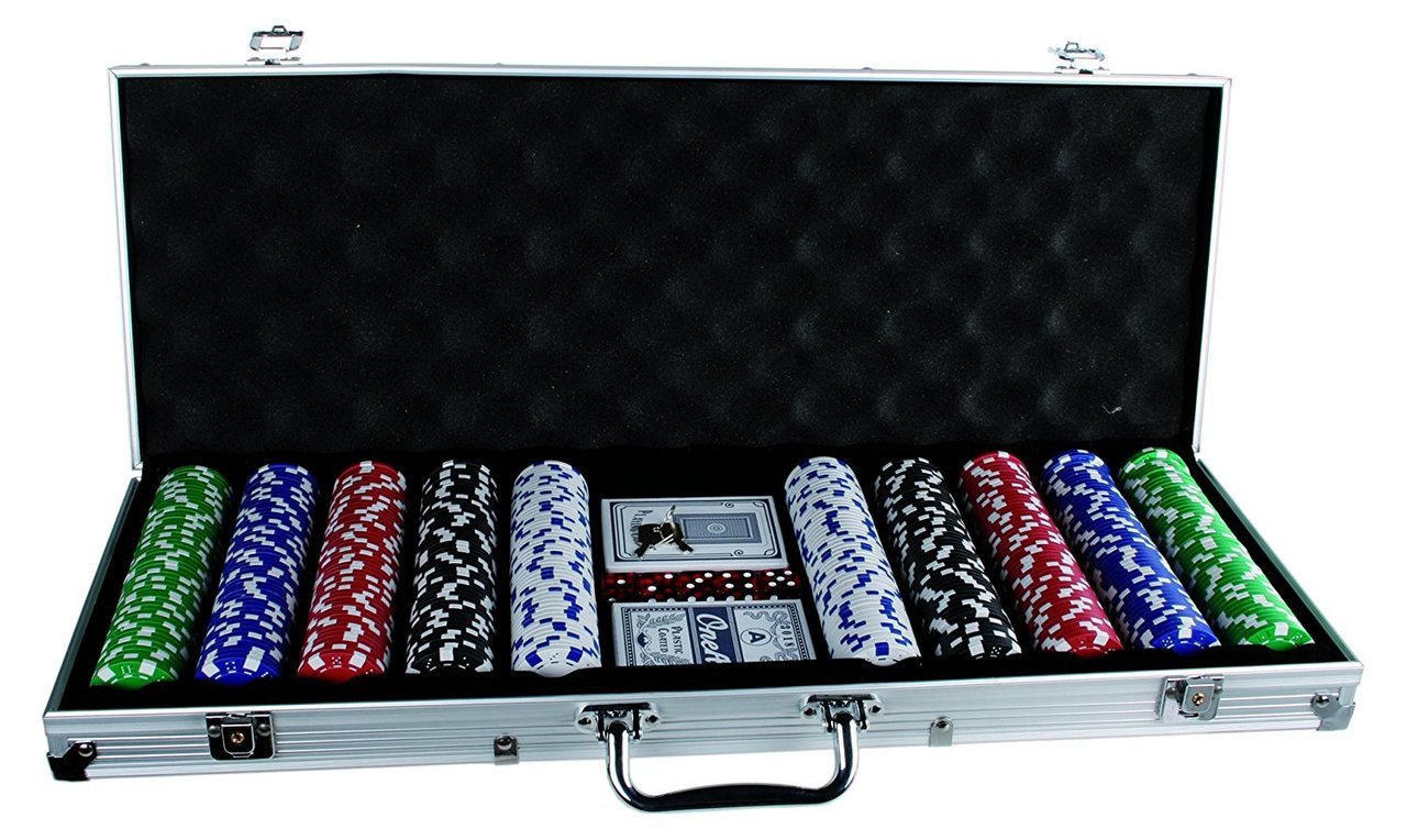 Set Poker cu 500 jetoane si geanta tip diplomat inclusa-EDY