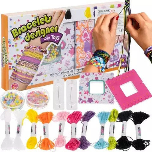Set fabricare bratari cu ata si margele idealSTORE