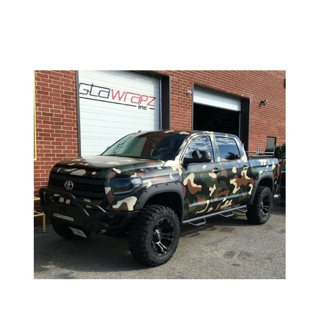 Folie auto idealSTORE Camuflaj Forest cu tehnologie de eliminare a bulelor Dimensiuni 1,5mx1m, Rezistenta la exterior, la intemperii si uzura, Protectie fiabila, Design inedit, Imbunatateste aspectul si durabilitatea