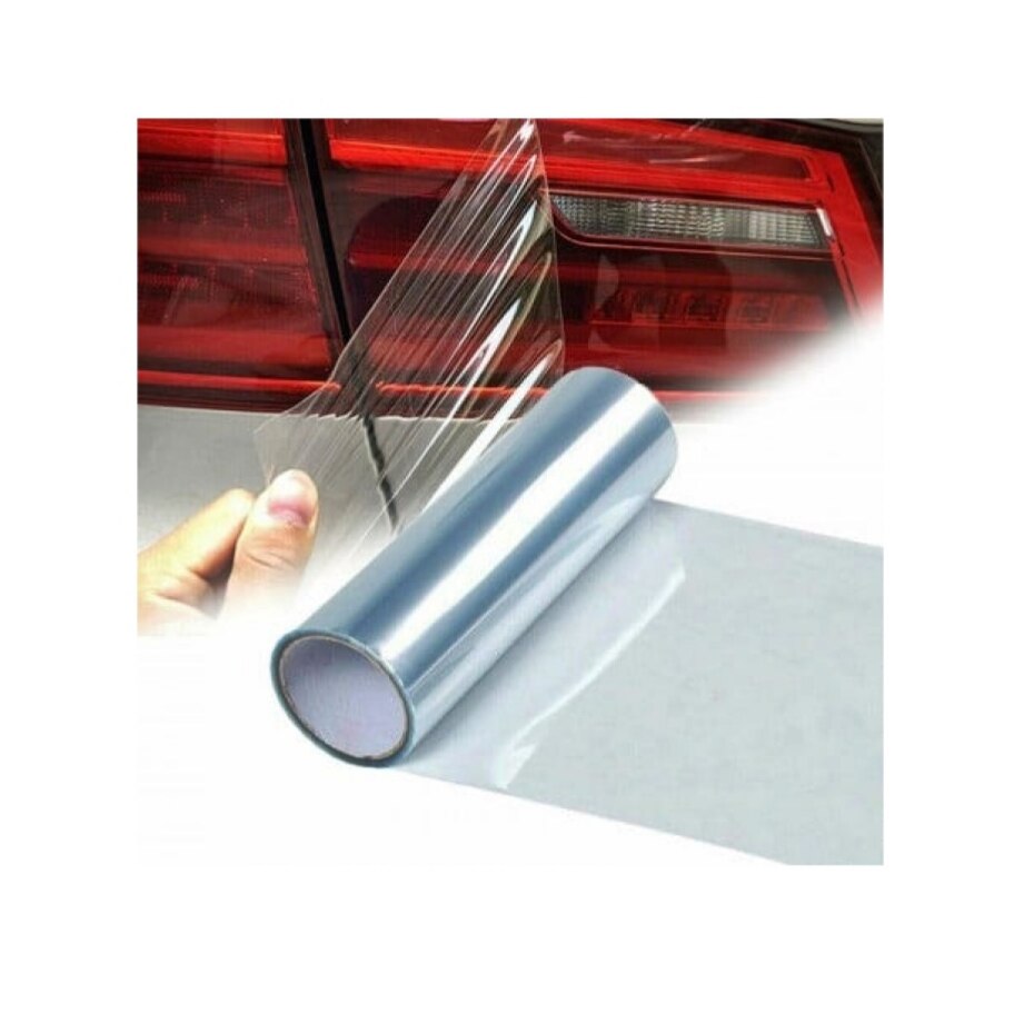 Folie Transparenta idealSTORE protectie faruri si stopuri Dimensiuni 60 cm x 60 cm, Protejeaza Impotriva Zgarieturilor, Substantelor Chimice, Radiatiile UV, Conditiile Meteorologice Extreme, Reduce Riscul de Ingalbenire si Crapare