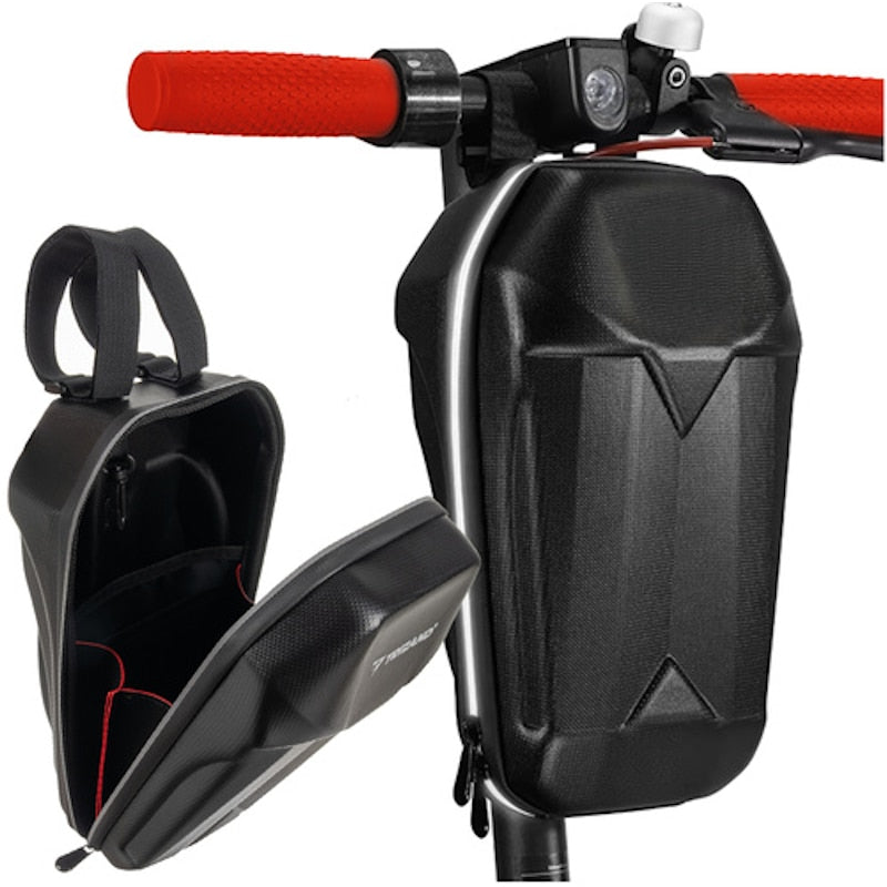 Geanta de transport idealSTORE pentru Trotineta, Bicicleta, Scuter, Dimensiuni: 30 x 16 x 11 cm, Capacitate 5L, Compartiment Spatios cu 4 Buzunare, Sistem Velcro in 4 puncte, Impermeabila