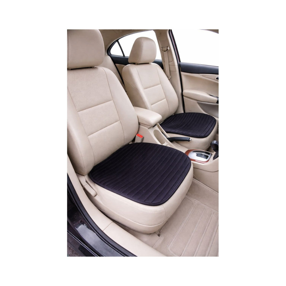 Set huse protectie sezut scaune fata idealSTORE universale material textil rezistent negru