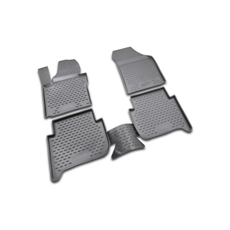 Set covorase cauciuc stil tavita din 5 piese ideaSTORE model 3D, cauciuc moale, dedicate pentru BMW SERIA 3 E90 2006-2012