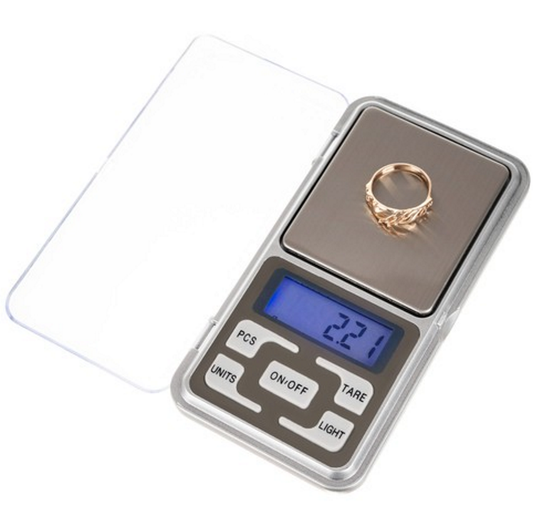 Cantar Electronic de Buzunar idealSTORE, Afisaj LCD, Capacitate maxima 200 g, Comutator Automat, Ideal pentru Bijuterii, Unitati de masurare, g, tl, oz, ct, gn, Display iluminat din Spate