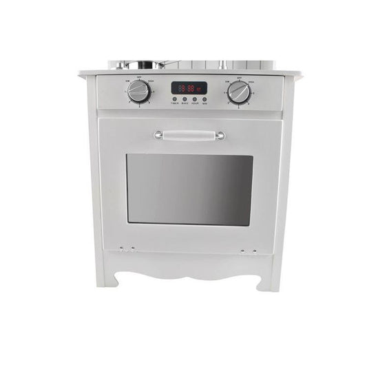 Bucatarie Multifunctionala din lemn idealSTORE Elite Cook Gray, Dimensiuni 93 x 43.5 x 28.5 cm, Accesorizata cu lampa LED, Utilata complet, Accesorii incluse, Stimuleaza gandirea creativa, invata cooperarea in grup, Gri