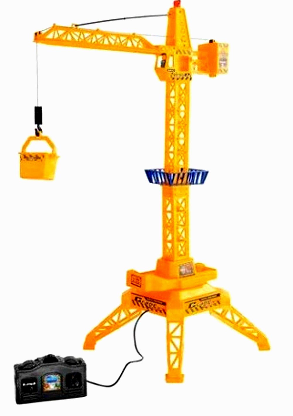 Macara interactiva cu telecomanda idealSTORE, Dimensiuni 63.5 x 27 x 39 cm, Echipata cu patru brate ce asigura stabilitatea in timpul utilizarii, Ajuta la dezvoltarea abilitatilor manuale