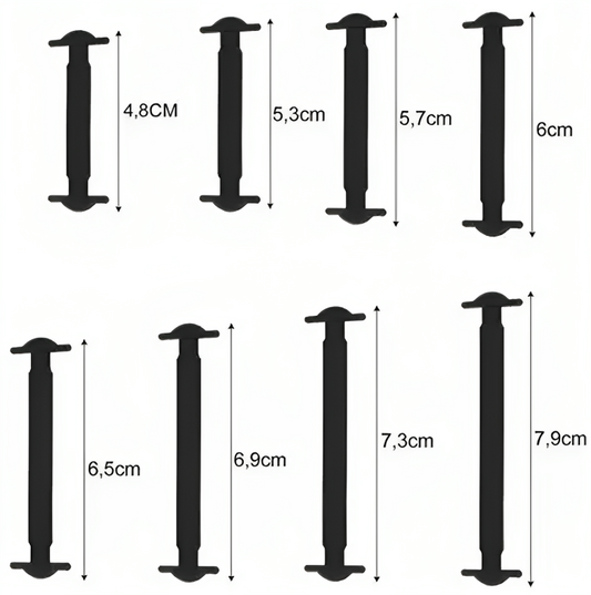 Set Sireturi de Silicon idealSTORE, Include 16 Sireturi de inalta calitate, Elastice si Rezistente, Ajuta la economisirea timpului, Utilizare Universala