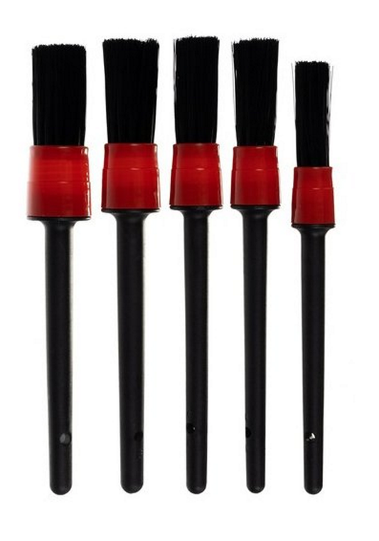 Set 18 Piese Detailing Auto idealSTORE, Elemente de Caroserie, Bord, Jante, Include 5 Pensule Detaliere, 3 Perii, Burete Aplicator, Manusa, Perie Tripla Grilaj, Laveta Moale Microfibra, Curatare Interior-Exterior, Husa pentru Depozitare