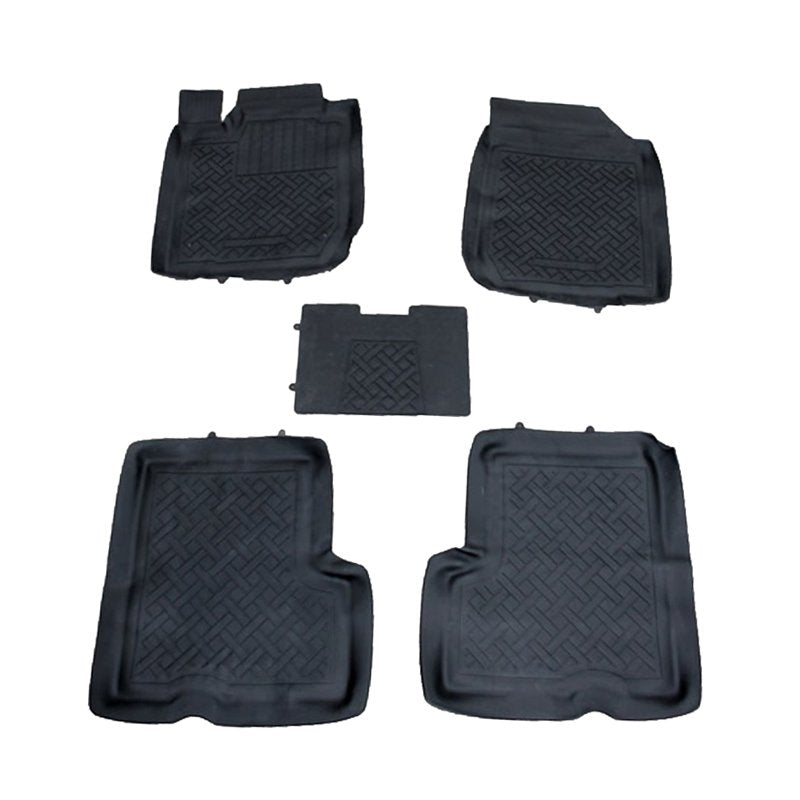 Set 5 covorase cauciuc stil tavita IdealSTORE pentru DACIA LOGAN 2005-2014