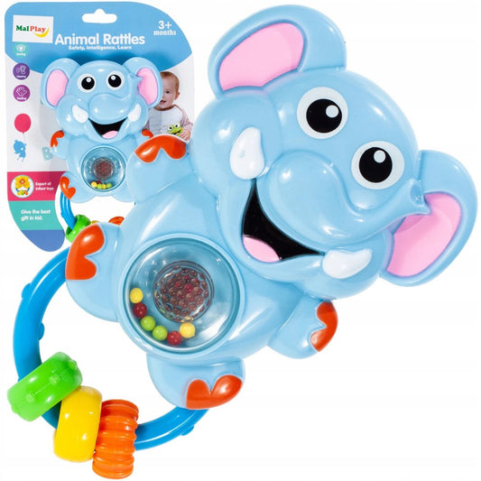 Jucarie Interactiva Pentru Bebelusi Blue Elephant idealStore, Multicolora, Lumina Interactiva Rosie, Diverse Melodii Si Zgomote, Jucarie Interactiva, Dezvolta Abilitati Senzoriale