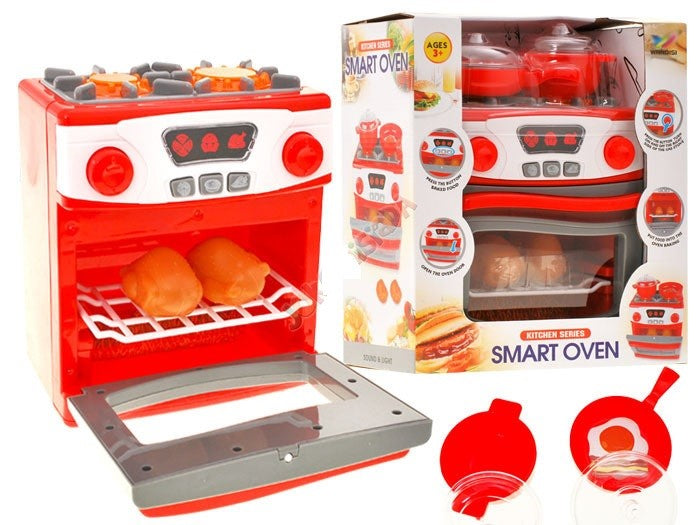 Centru de activitati interactiv Micul Bucatar ,Cuptor cu diverse accesorii si sunete pentru o distractie garantata in bucatarie , Multicolor